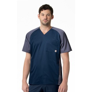 Carhartt Scrubs C16106 Haut à manches raglan bicolore pour homme 