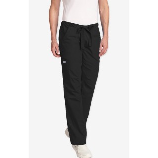 MOBB Drawstring Scrub Pant with 5 Pockets - Black (BL)