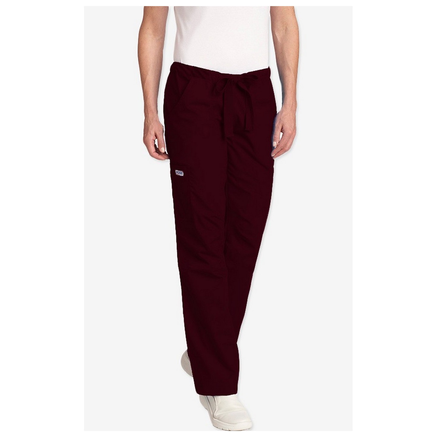 MOBB Drawstring Scrub Pant with 5 Pockets - Burgundy (BU)