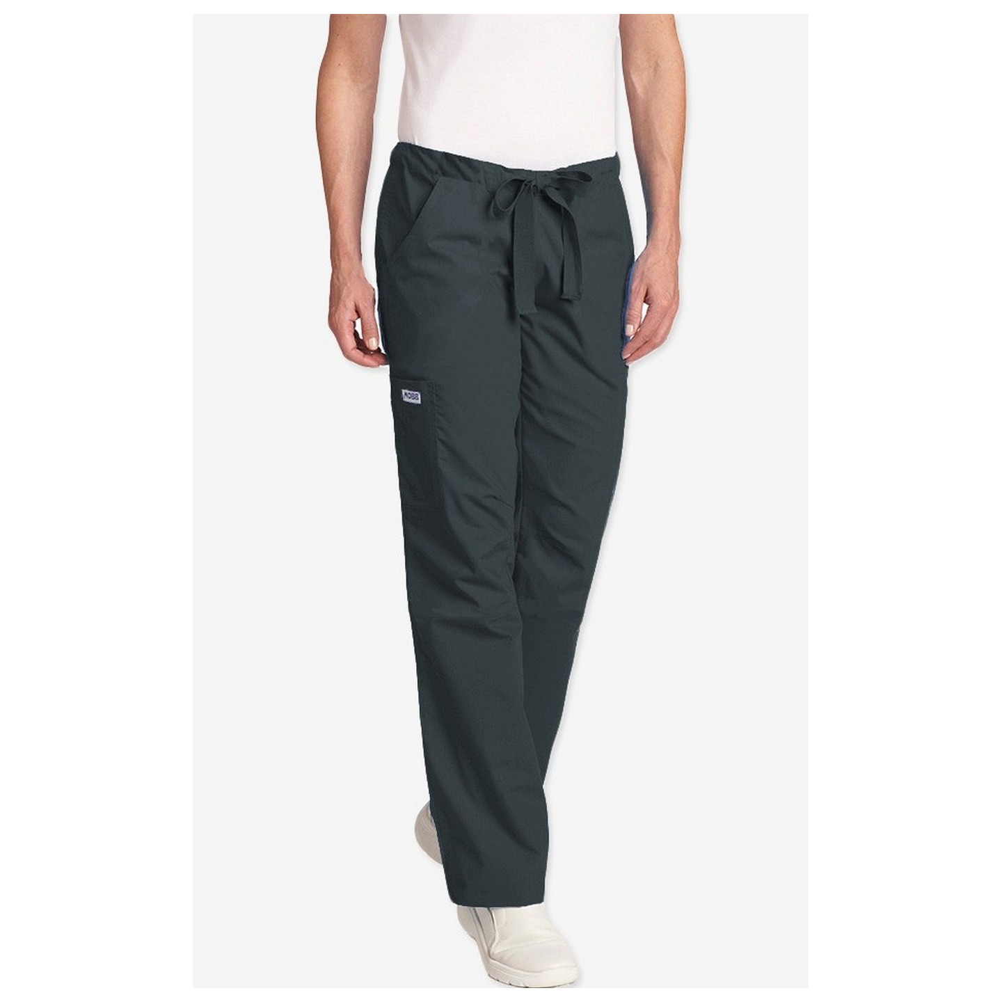 MOBB Drawstring Scrub Pant with 5 Pockets - Charcoal (CC)