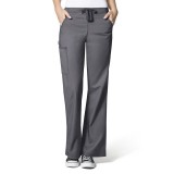 5308 WonderFlex Grace Flare Leg Cargo Scrub Pants - Pewter