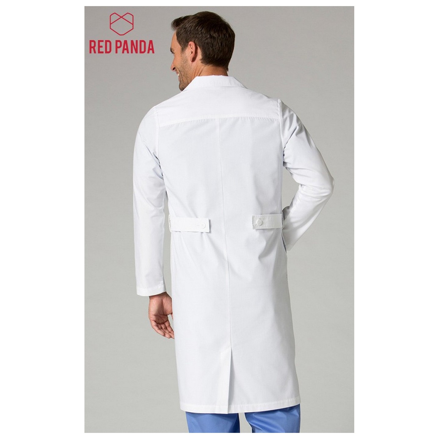 7256 - Red Panda - Men's Long Lab Coat