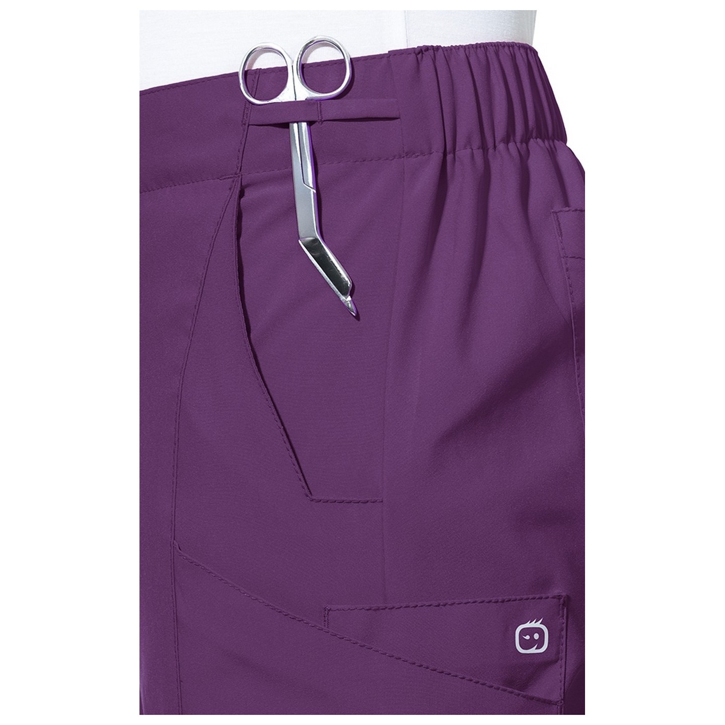 5155 W123 de WonderWink Pantalon double cargo à devant plat pour femmes