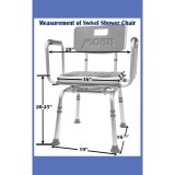 MHSCII - Chaise de douche pivotante 2.0