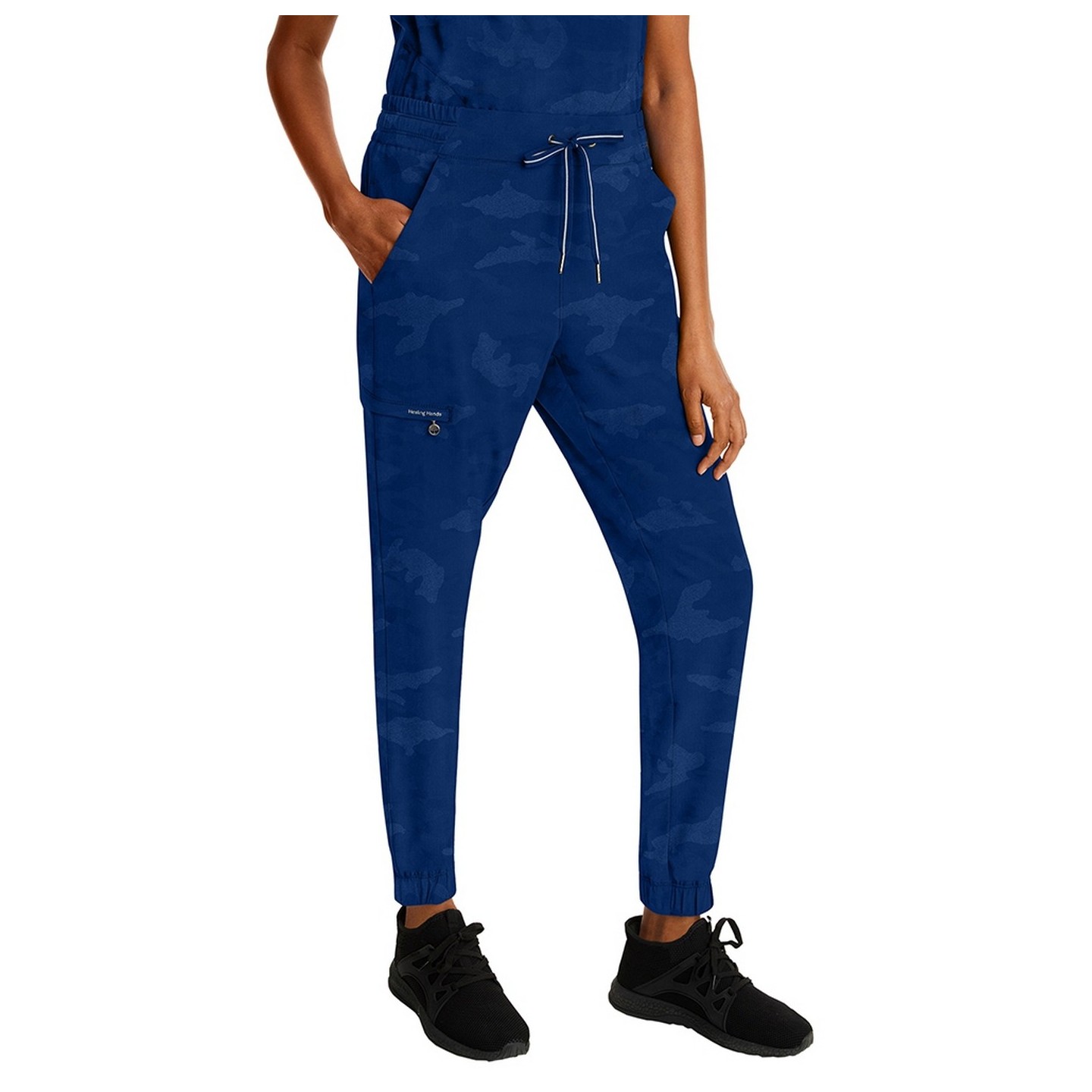 9350 Healing Hands Tate Flat Front Camo Jogger Pant