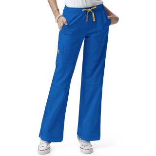 5214 WonderWink Four-Stretch Cargo Scrub Pants - Royal