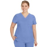 2321 Healing Hands Purple Label Jada One Pocket V-Neck Top