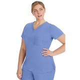 2321 Healing Hands Purple Label Jada One Pocket V-Neck Top