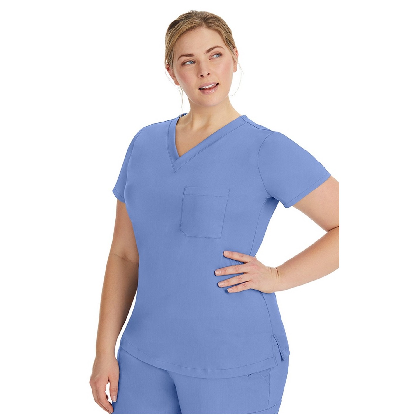 2321 Healing Hands Purple Label Jada One Pocket V-Neck Top