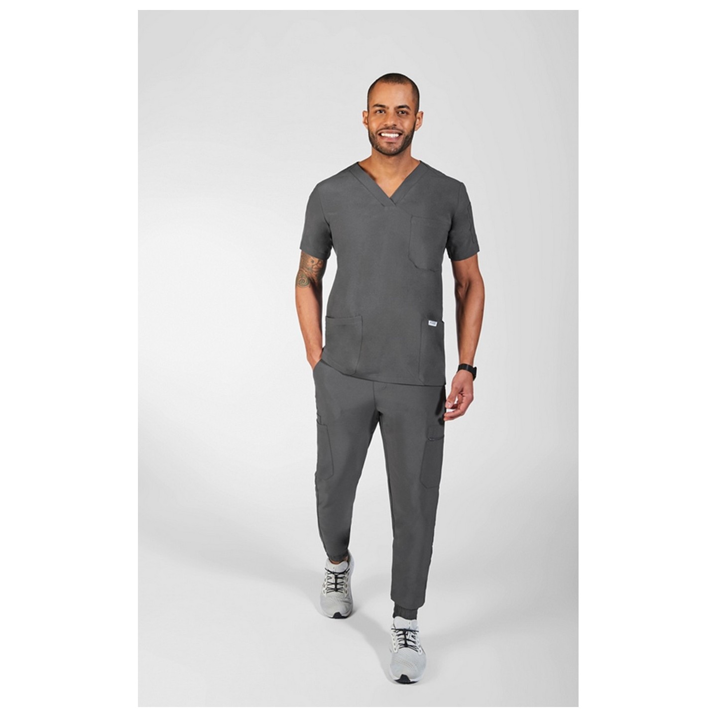 T7010 - The Alex  Men's/Unisex V-Neck Top with 3 Pockets