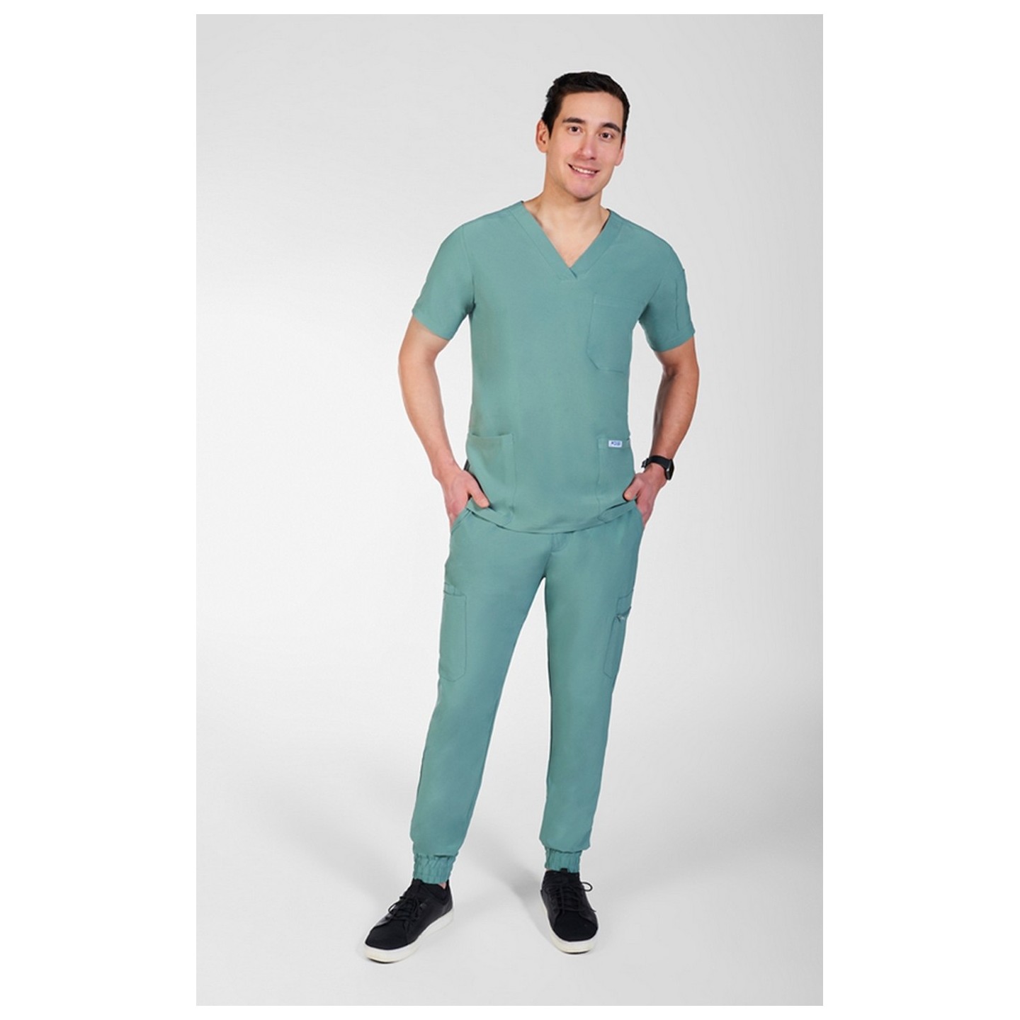 T7010 - The Alex  Men's/Unisex V-Neck Top with 3 Pockets