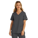 5001 Maevn Momentum Women's Double V-Neck Top