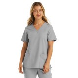 5001 Maevn Momentum Women's Double V-Neck Top