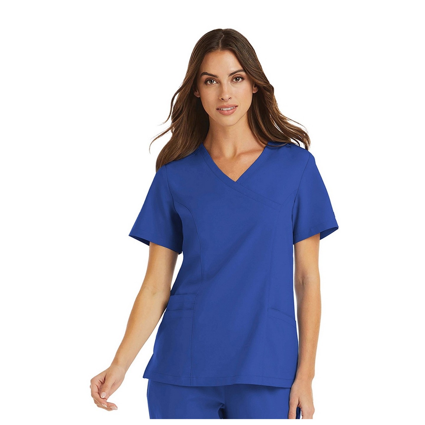 5002 Maevn Momentum Women's Mock Wrap Top