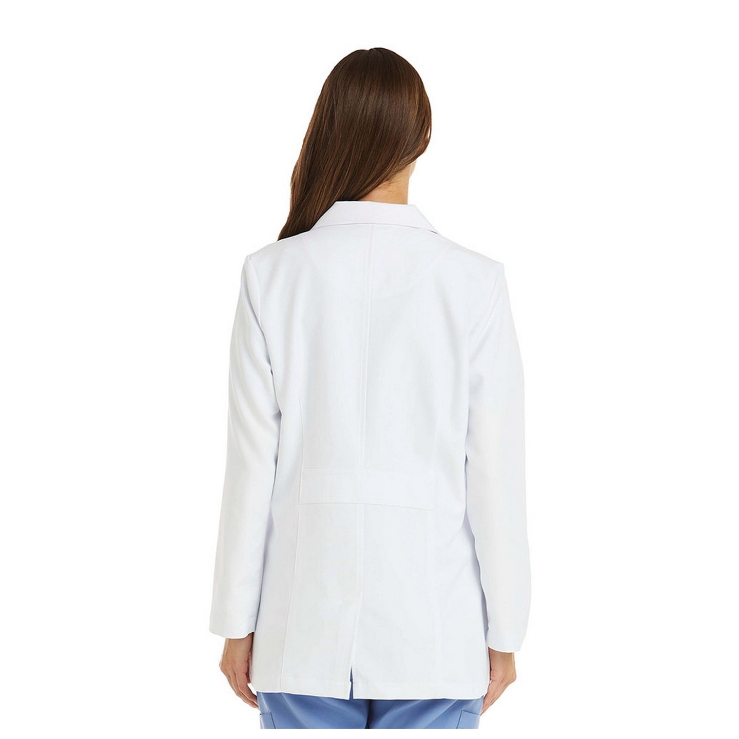 5073 Maevn Momentum Women's Notched Collar Lab Coat