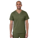 5501 Matrix Mens Men's Basic V-Neck Top