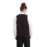 VE340 MOBB Black Unisex Waiter/Waitress Vest