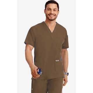*FINAL SALE 310T MOBB Classic Unisex 3 Pocket Scrub Top (Men's View)
