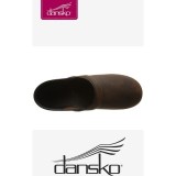 Le Professional par Dansko (aux femmes) - Antique Brown - Black Oiled Leather