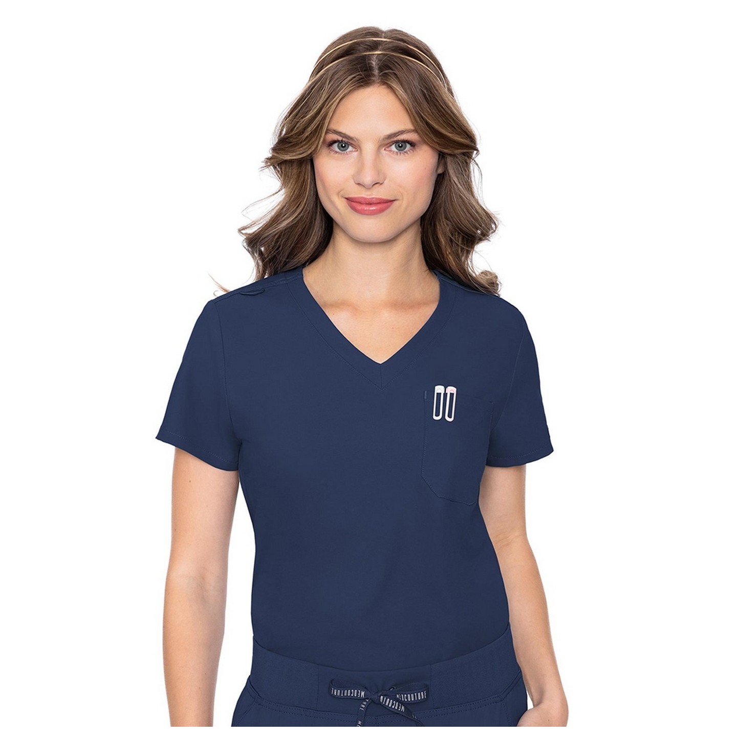 2432 Med Couture Insight Haut d'Uniforme à Une Poche