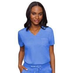 MC7448 Touch Performance Chest Pocket Top by Med Couture