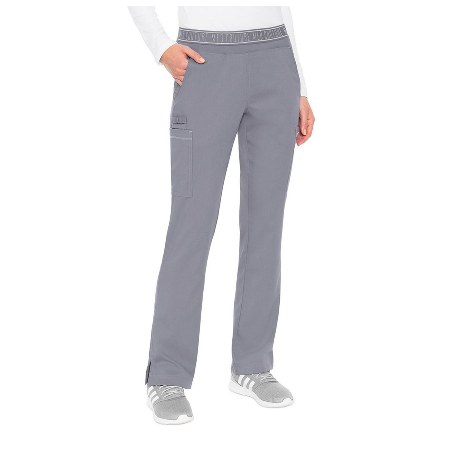 7739P Petite Med Couture Performance Touch YOGA 2 CARGO POCKET PANT - (27 1/2”)