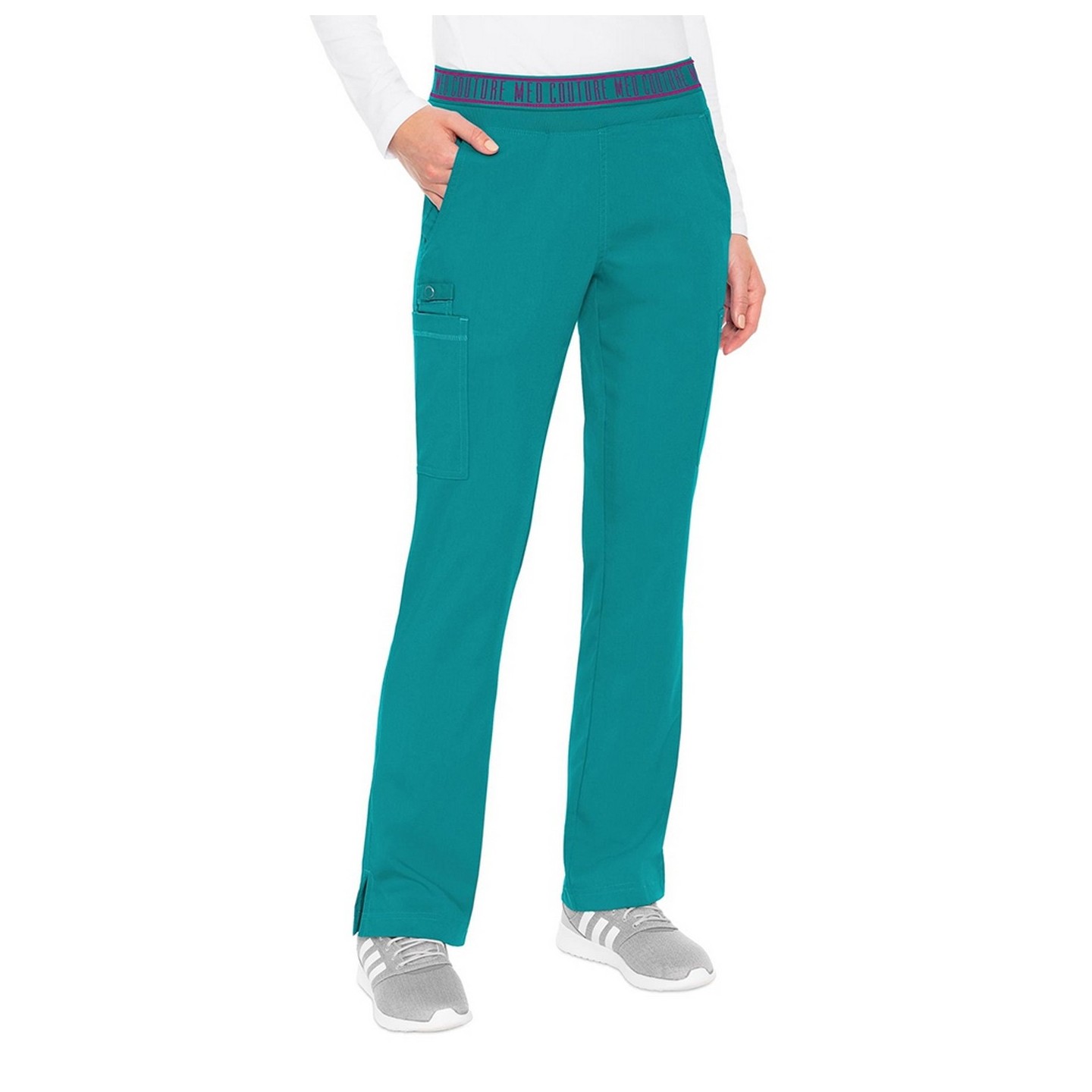 7739P Petite Med Couture Performance Touch YOGA 2 CARGO POCKET PANT - (27 1/2”)