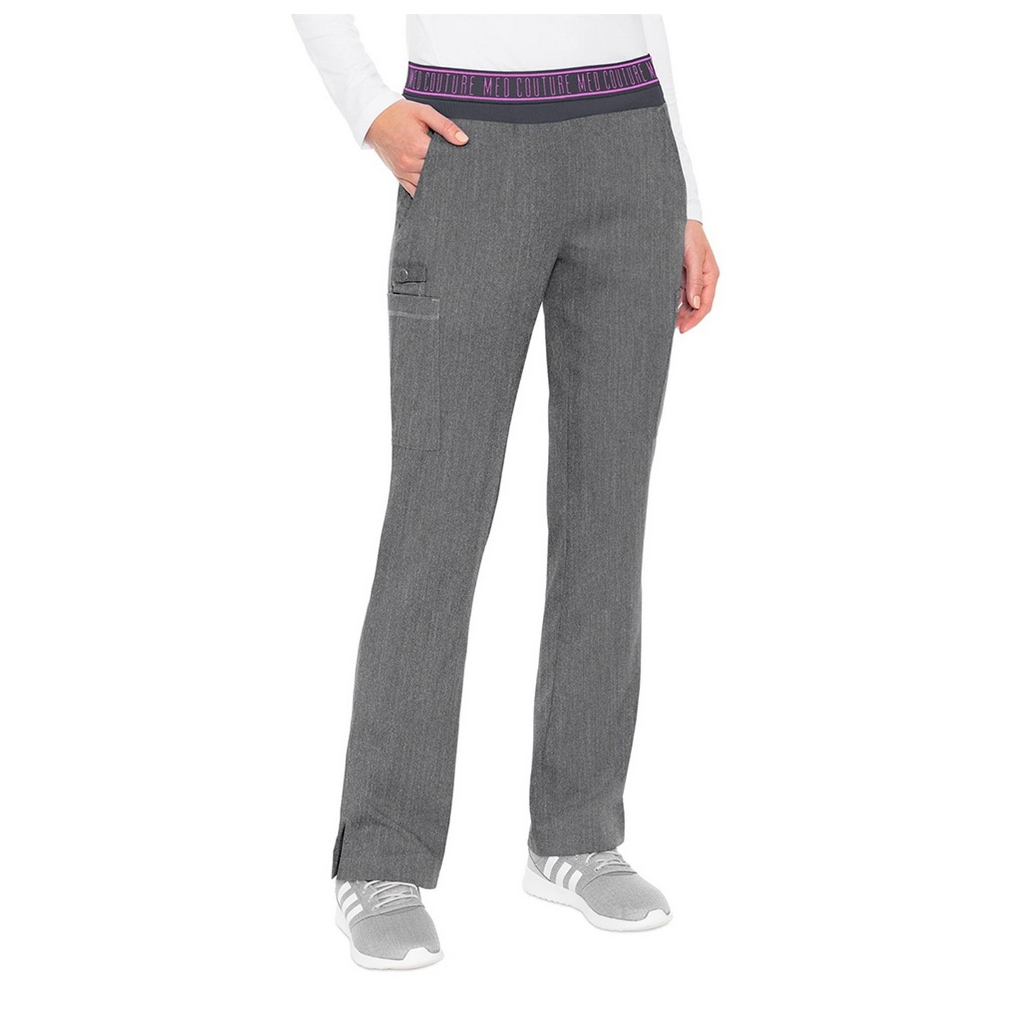 7739T TALL Med Couture Performance Touch YOGA 2 CARGO POCKET PANT - (32")