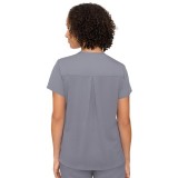 7468 Med Couture Touch V-neck Knit Back Top