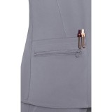 7468 Med Couture Touch V-neck Knit Back Top