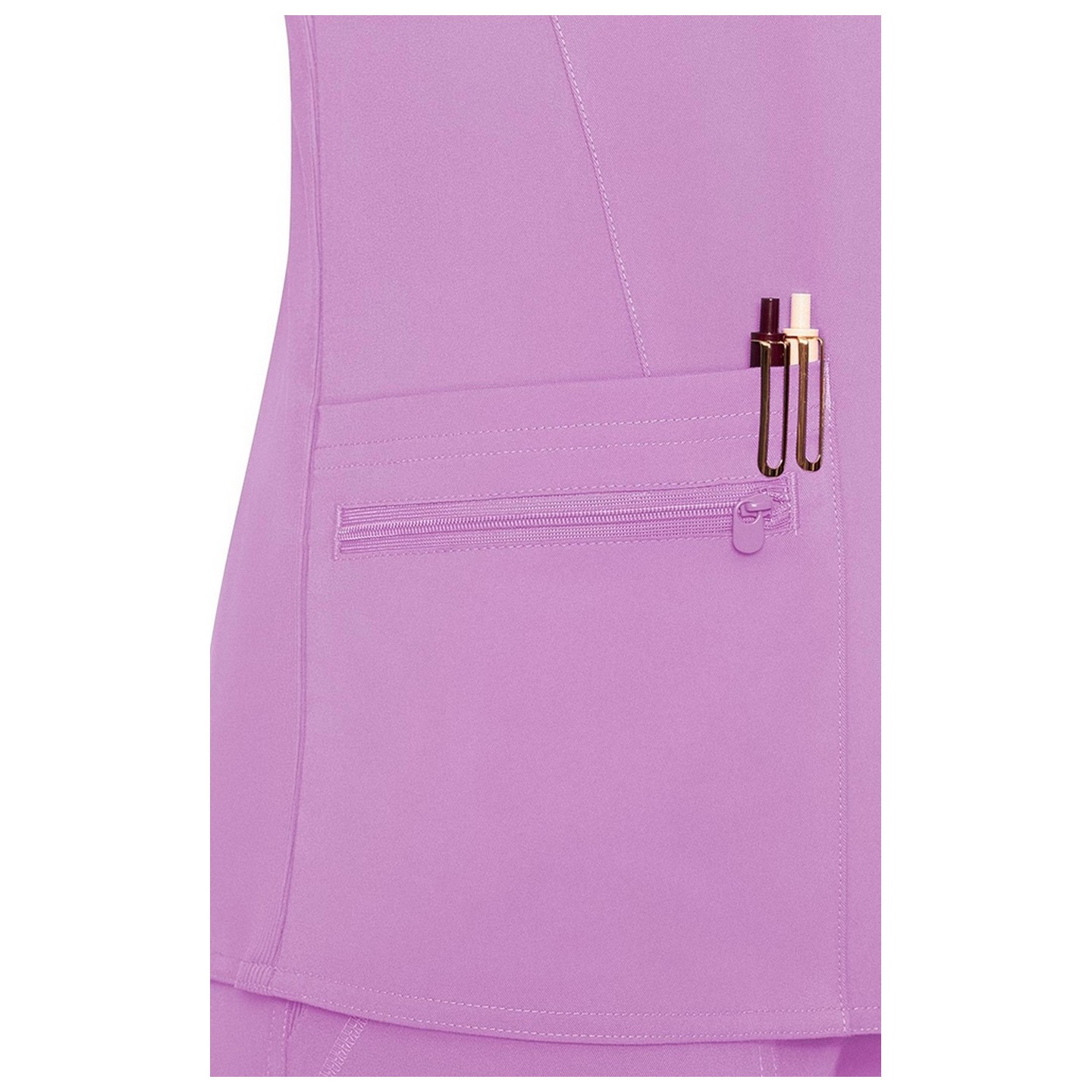 7468 Med Couture Touch V-neck Knit Back Top