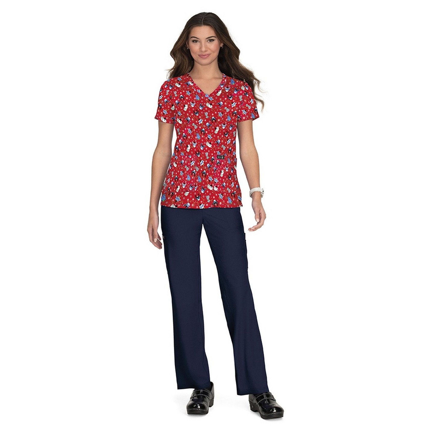 384PR koi Basics Leslie Top - Christmas Llama