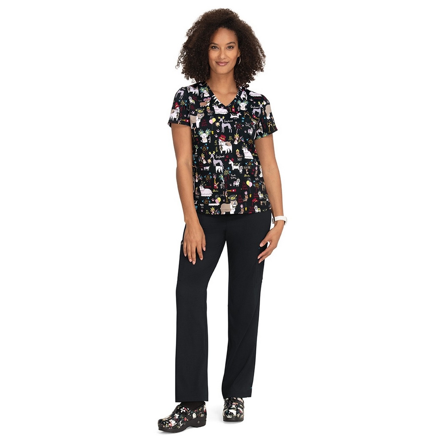 384PR koi Basics Leslie Print Top - Fancy Party
