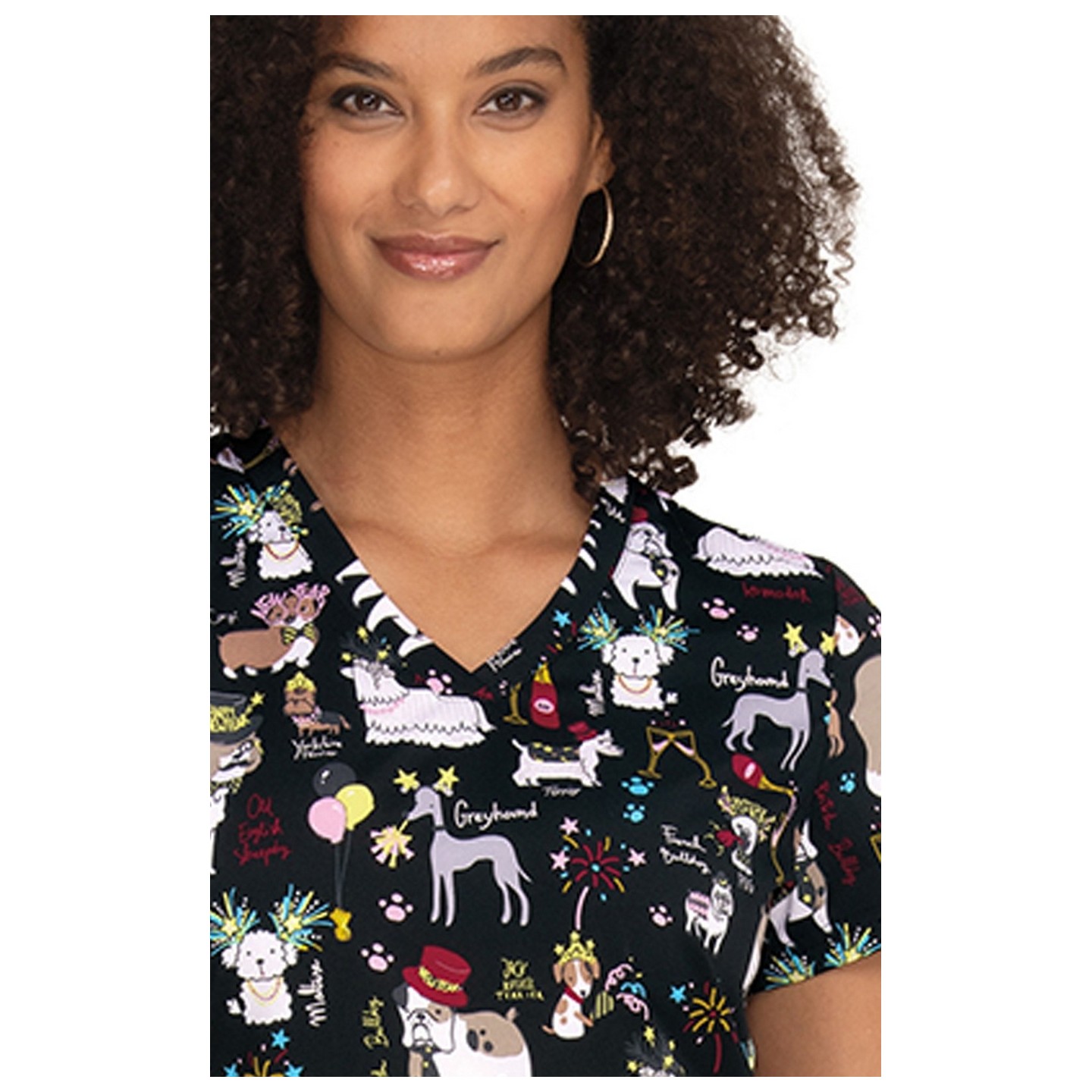 384PR koi Basics Leslie Print Top - Fancy Party