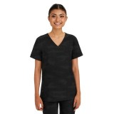 2353 Healing Hands Joy V-Neck Camo Top