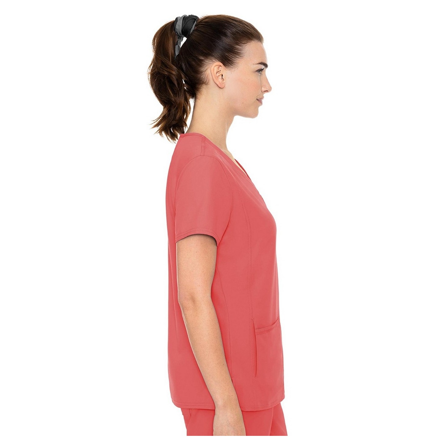 2468 Med Couture Insight Side Pocket Scrub Top