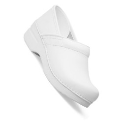 Professional White Box Leather Clog by Dansko (Women's View)