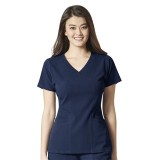 6129 WonderWink Aero Women's Flex Back V-Neck Top