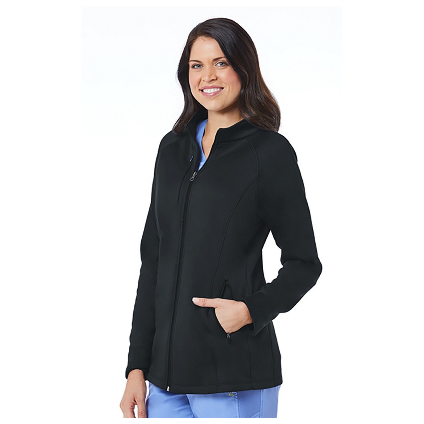 3812 Womens Warm-up Bonded Fleece Jacket