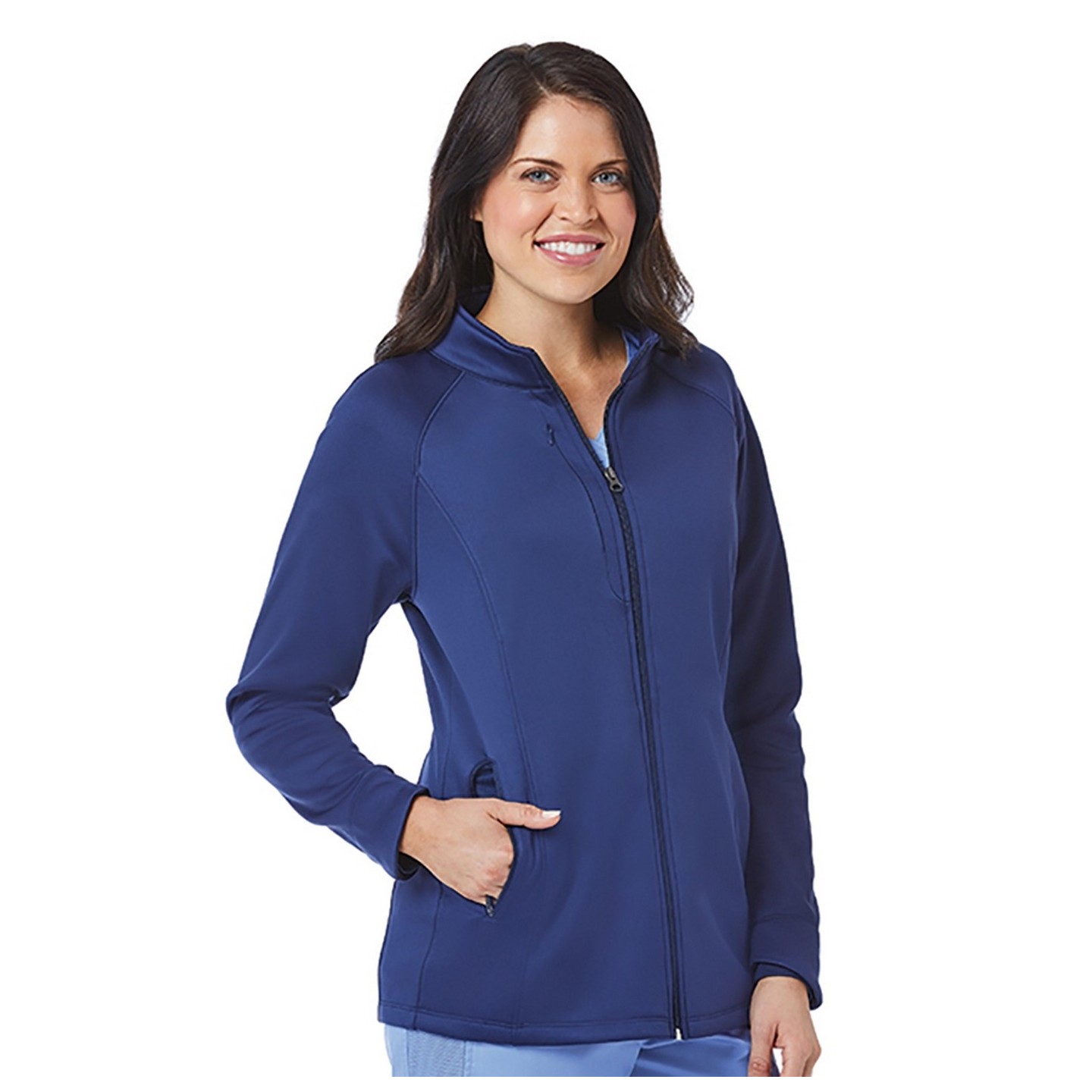 3812 Womens Warm-up Bonded Fleece Jacket