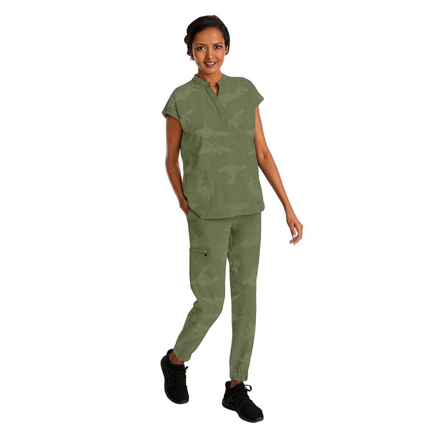 2352 Healing Hands Purple Label Journey Camo Top