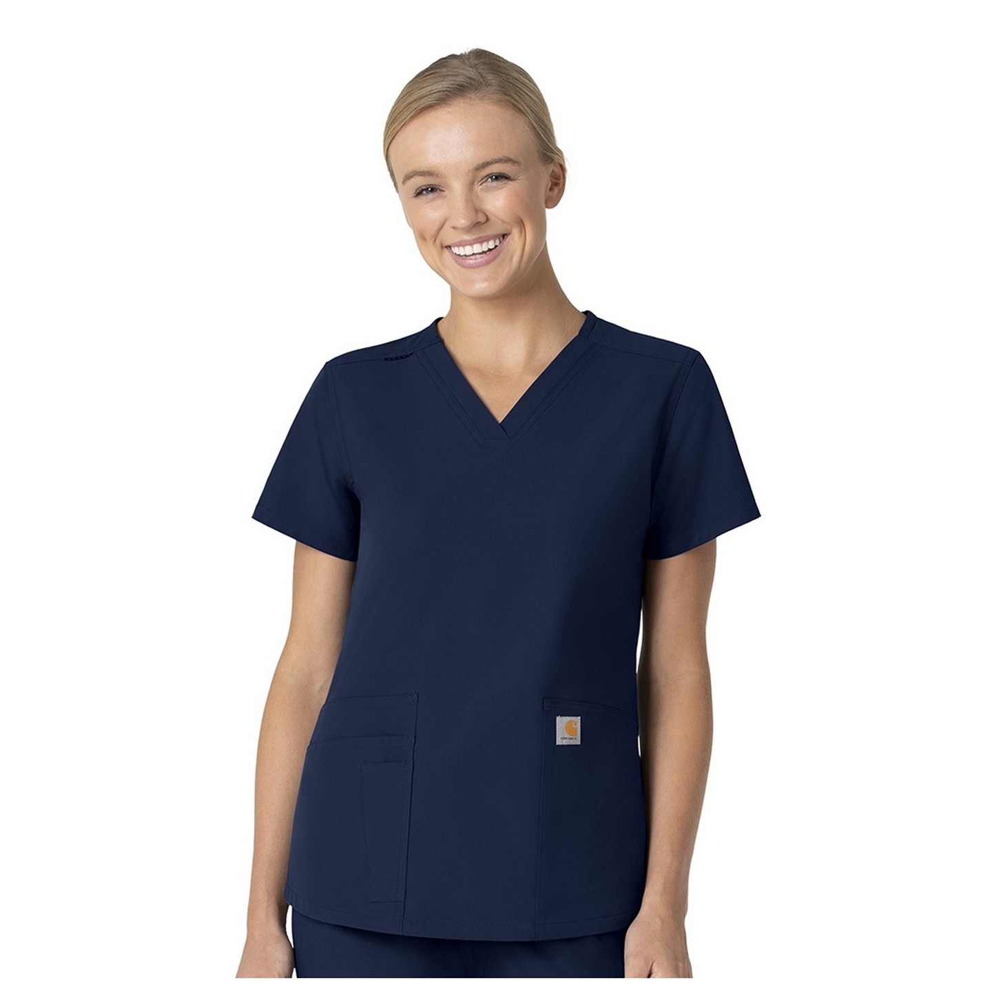 C12113 Carhartt Force Modern Fit Women's V-Neck Top