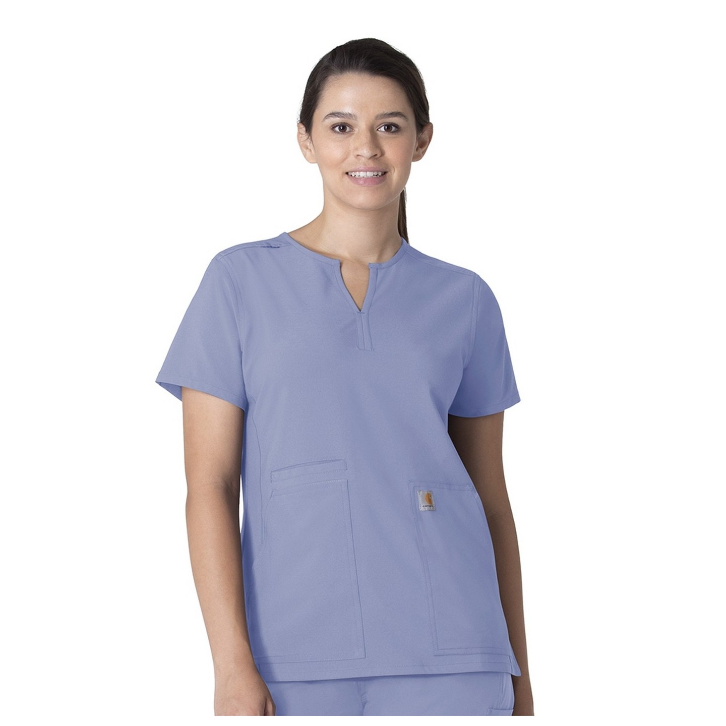 C12213 Carhartt Force Modern Fit Women's Notch Neck Tunic Scrub Top