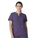 C12213 Carhartt Force Modern Fit Women's Notch Neck Tunic Scrub Top