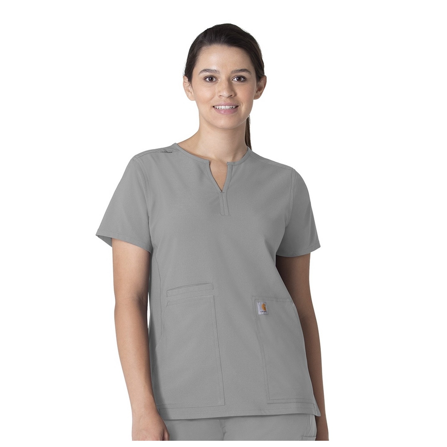 C12213 Carhartt Force Modern Fit Women's Notch Neck Tunic Scrub Top