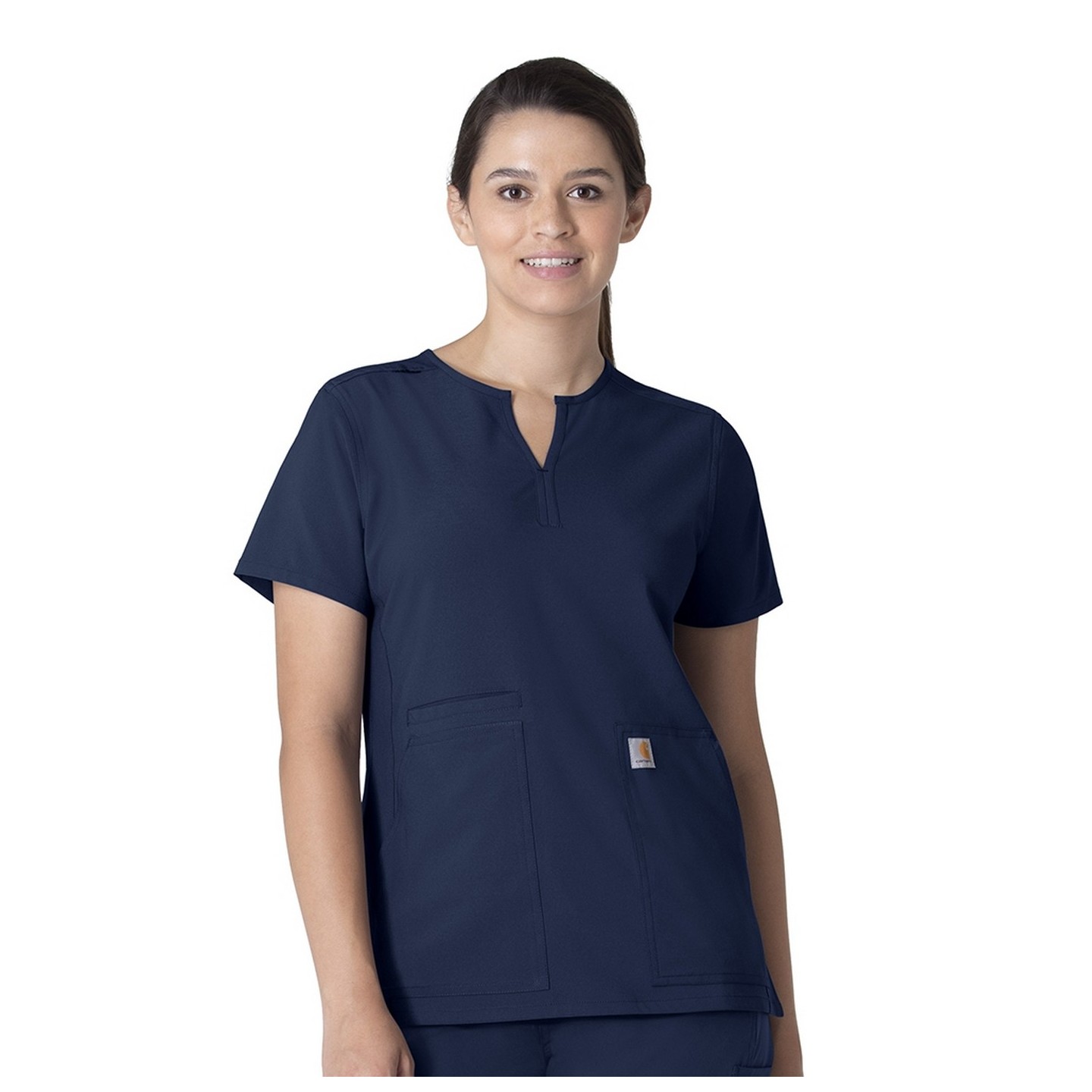 C12213 Carhartt Force Modern Fit Women's Notch Neck Tunic Scrub Top