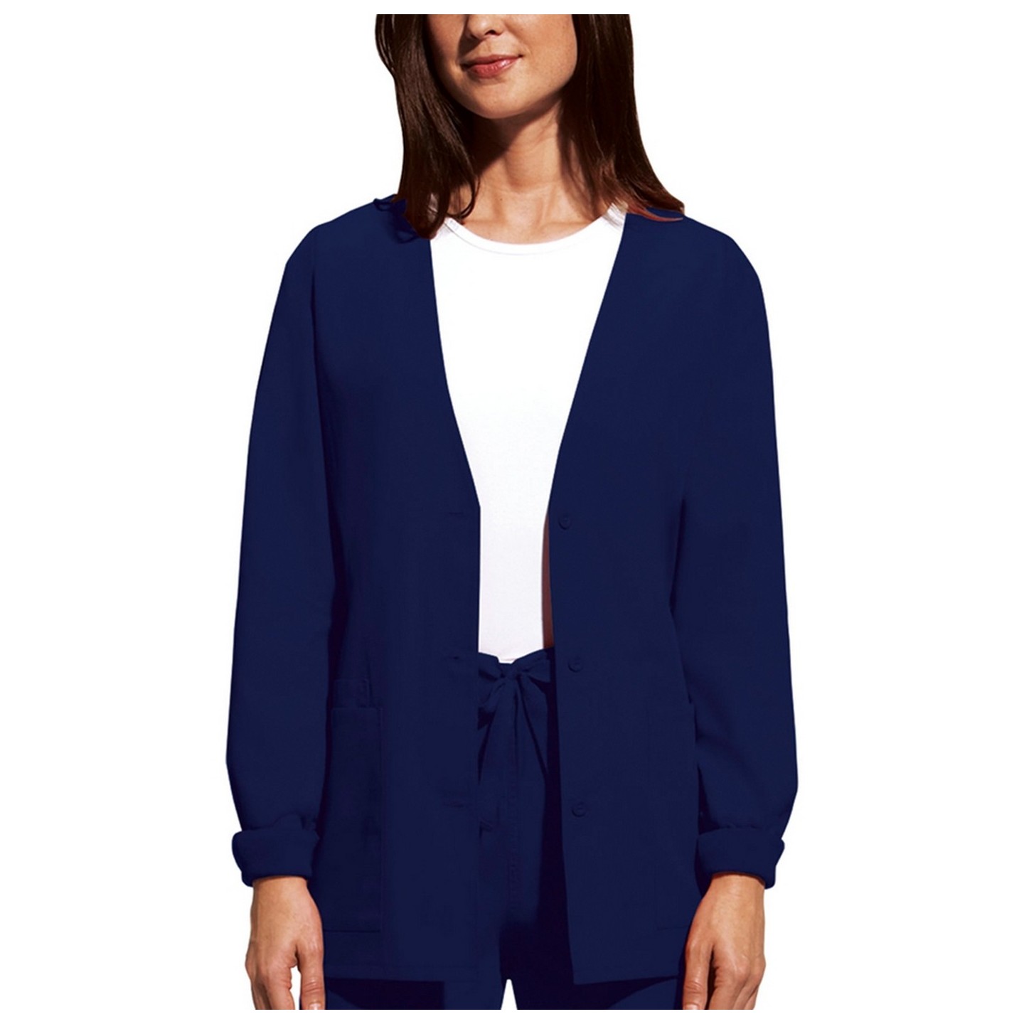 *FINAL SALE Cardigan Warm-Up Jacket - WW Originals - Cherokee Scrubs