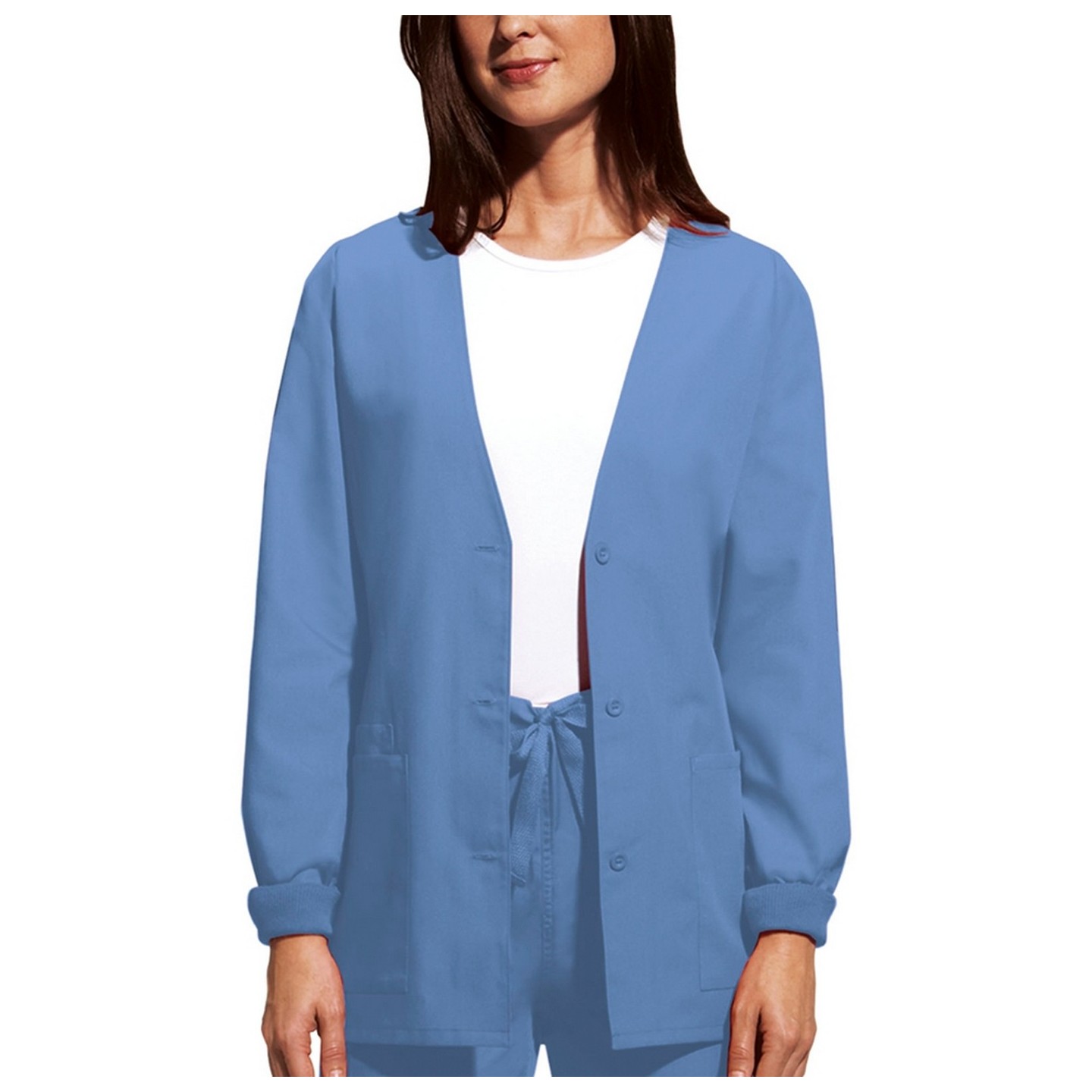 *FINAL SALE Cardigan Warm-Up Jacket - WW Originals - Cherokee Scrubs