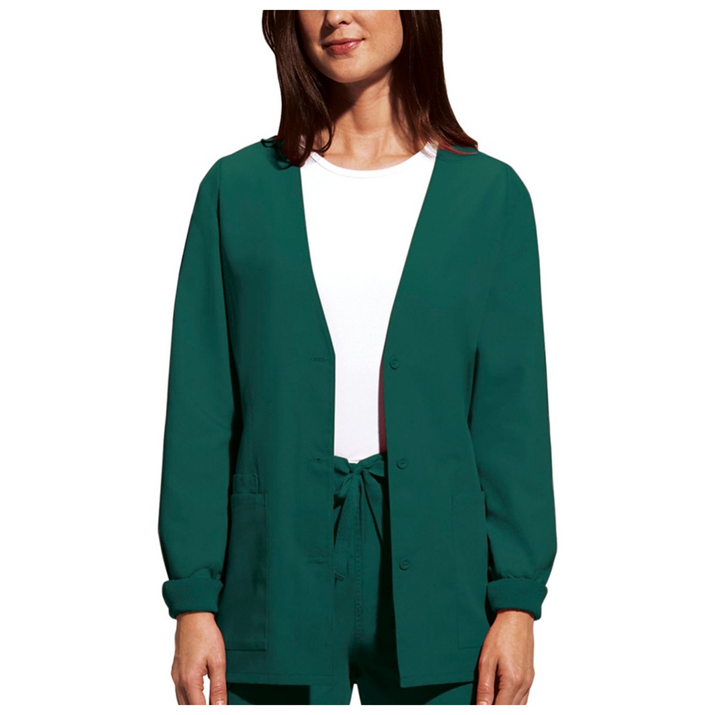 *FINAL SALE Cardigan Warm-Up Jacket - WW Originals - Cherokee Scrubs