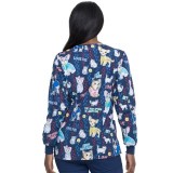 *VENTE FINALE Veste d'échauffement à boutons-pression sur le devant en Adopt Don't Shop - Dickies Prints
